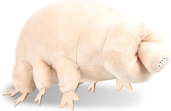 Marble Empire Tardigrade Plush Waterbear Stuffed Animal Water Bear Sea Creature Plush Toy, 9"