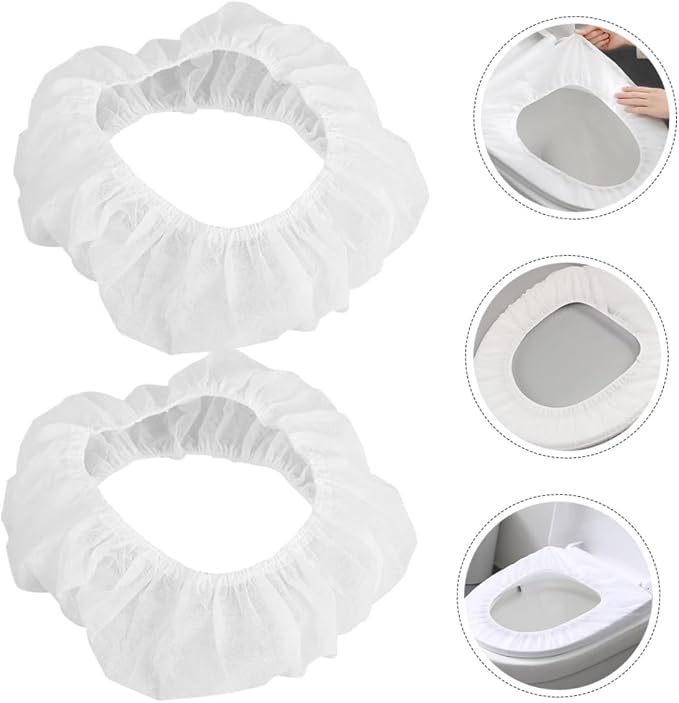 10pcs Disposable Toilet Seat Covers Portable Potty Training Seat for Toddlers Boys and Girls Adults Travel Hotel Public Restroom