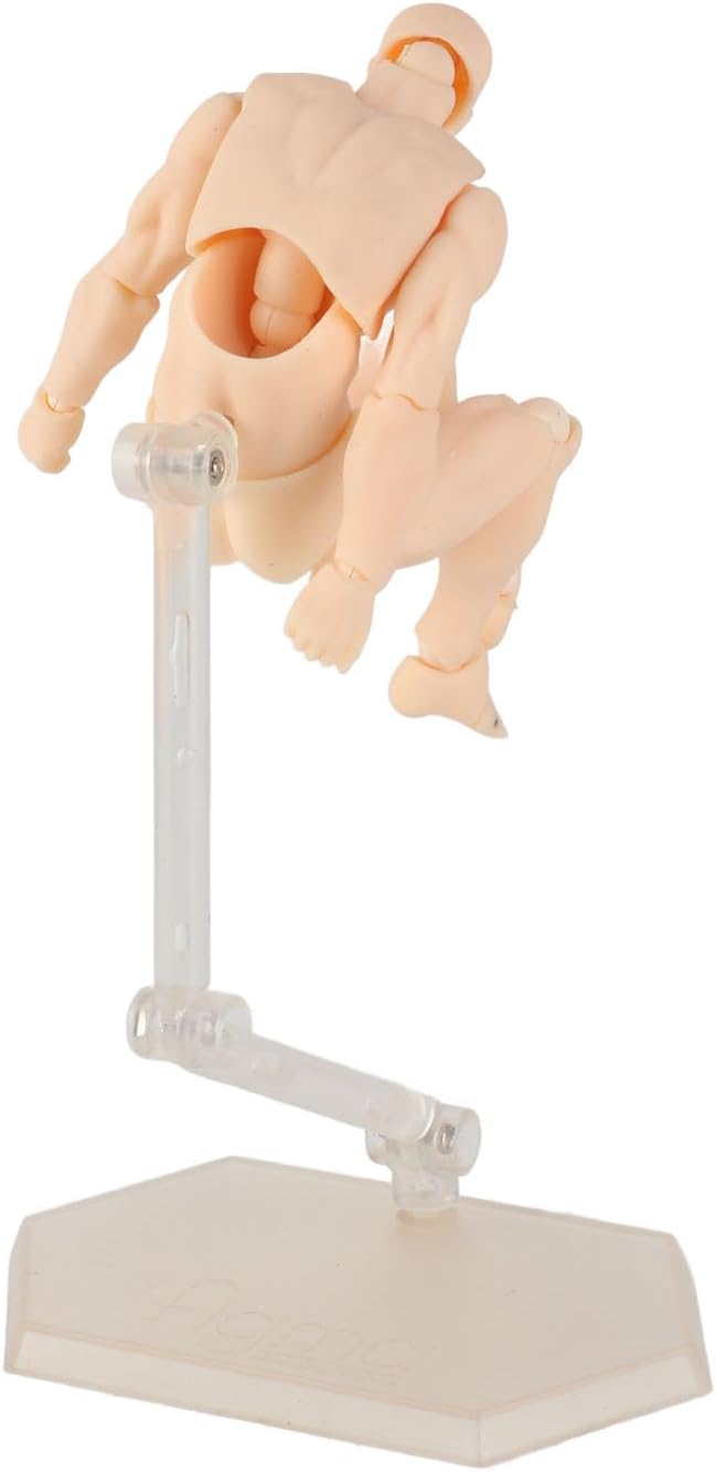 PVC Drawing Figure Action Mannequin, PVC Drawing Figure Model Drawing Figure Mannequin, Action Figure Body, for Sketching, Painting, Drawing, Female Artist (Male) (Man #11)