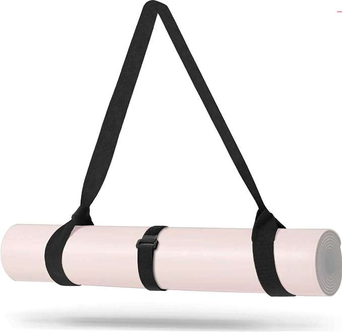 Yoga Mat Carrier Strap - Adjustable Thick and Wide Strap for Carrying Mat or Stretching
