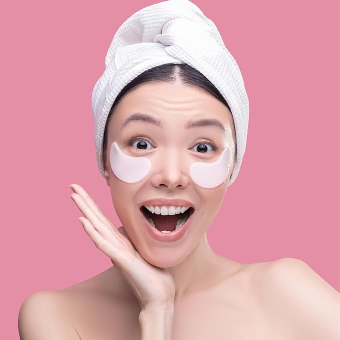 Bakuchiol Under Eye Mask – 6 Pairs Eye Patches for Puffy Eyes, Dark Circles, Wrinkles & Undereye Bags - Biodegradable – Anti-Aging Hydrating Eye Treatment for Women & Men