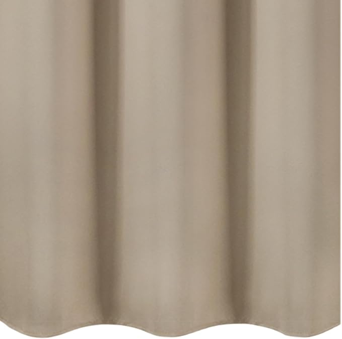 LEMOMO Khaki Thermal Blackout Curtains/38 x 63 Inch/Set of 2 Panels Room Darkening Curtains for Bedroom