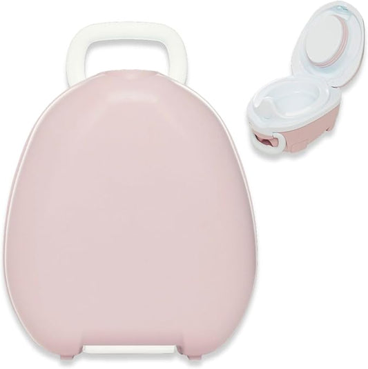 My Carry Potty - Blush Pink Travel Potty, Award-Winning Portable Toddler Toilet Seat for Kids to Take Everywhere