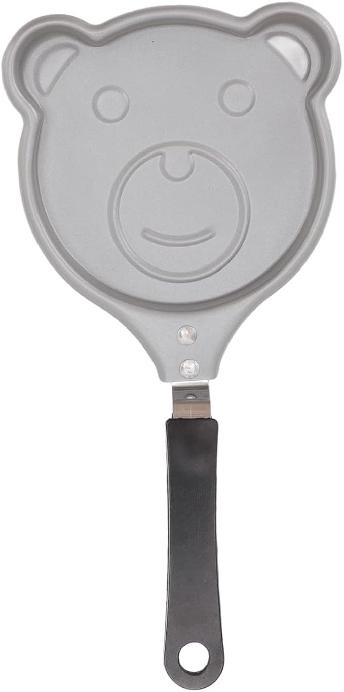 TOPINCN Mini Egg Pan, Nonstick Egg Frying Pan Omelet Pan Innovative Korean Breakfast Pot DIY Mini Breakfast Pan Small Egg Pancake (Bear)
