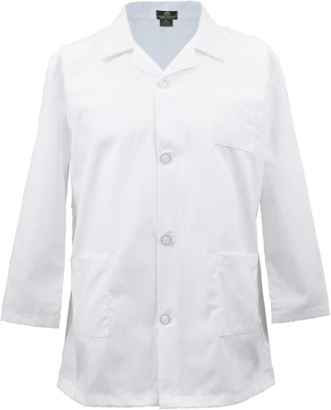 Natural Uniforms M&M Scrubs Childrens Lab Coat-Soft Fabric