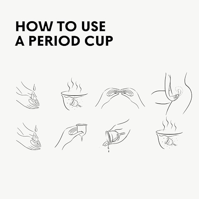 Lunette Menstrual Cup - Reusable Period Cup – Medical-Grade Silicone | 12‑hour Comfort, Reusable up to 10 years, BPA‑free, Tampon alternative, Made in Finland, Size 1 Orange
