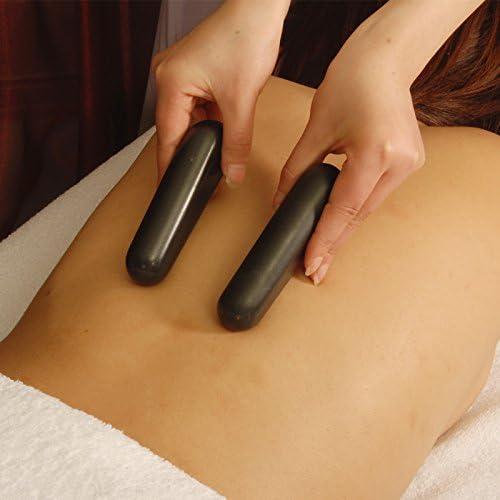 Master Massage Triangular Balsalt Hot Stone for Pressure Pt. Trigger Pt. Tool, 1count