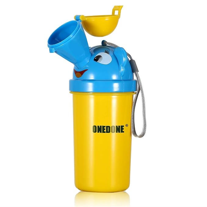 ONEDONE Portable Baby Child Potty Urinal Emergency Toilet for Camping Car Travel and Kid Potty Pee Training for Boys and Girls