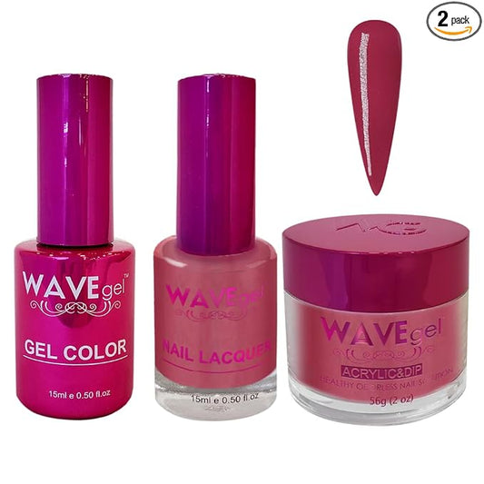 WAVEGEL Soak-Off Gel, Nail Lacquer & Acrylic/Dip Powder Matching Set - Princess Collection - #113 Burnt Russet Ring