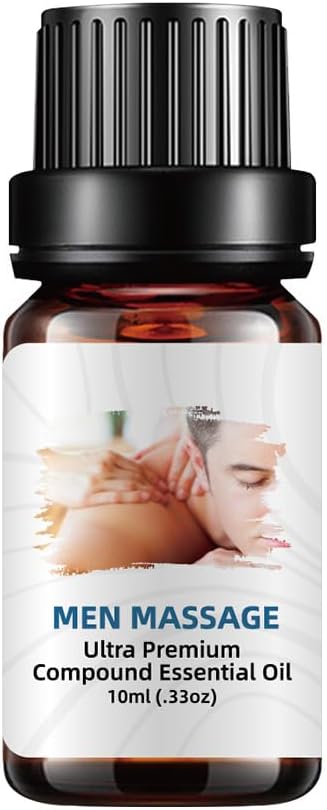 Massage and Body Glow Oil, Natural Organic Rose,Ylang Ylang Essential Oils-For Soothe Sore Muscles and Skin Tightening, with Vitamin E Anti-Aging,Aromatherapy Skin Care So Soft,Men, Women-Couple Gifts