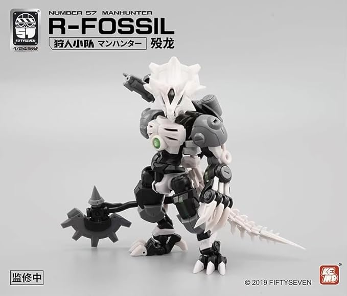 MORISE Hobby FIFTYSEVEN No.57 1/24 Action Figures - Manhunter R-FOSSlL - Model Kit,Highly Posable Collectible Model Ages 15+