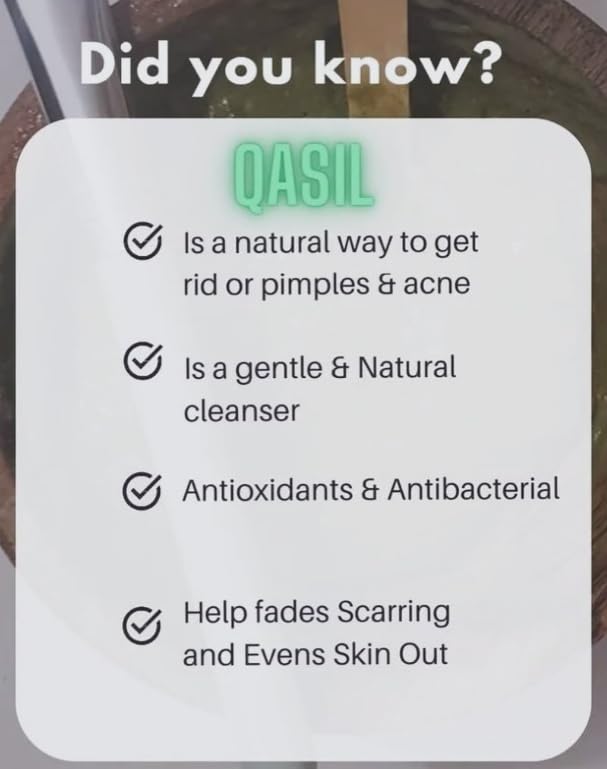Qasil Powder Organic Qasil Powder for Glowing Skin Qasil Herbal Skin Care Pure Qasil Powder Somali Qasil Powder