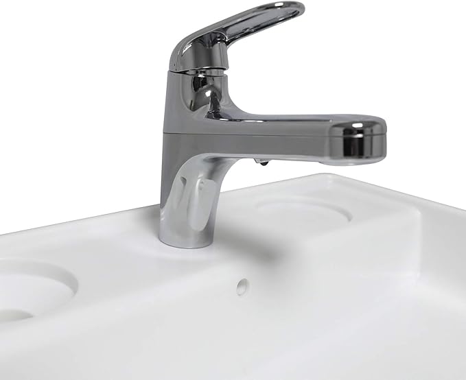 HongK- Early Training Learning Plastic Wash Basin For Child Kids Baby Toddler Simulation Towel Shelf Wash Hand Care [P/N: ET-BABY007-WHITE]