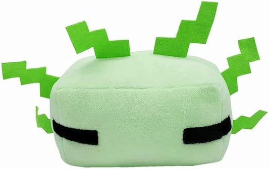 Axolot Plush Stuffed Toy Soft Pillow, Suitable for Video Game Enthusiasts, Children's Birthday Parties, Christmas Holiday Preferred Gift (Green)