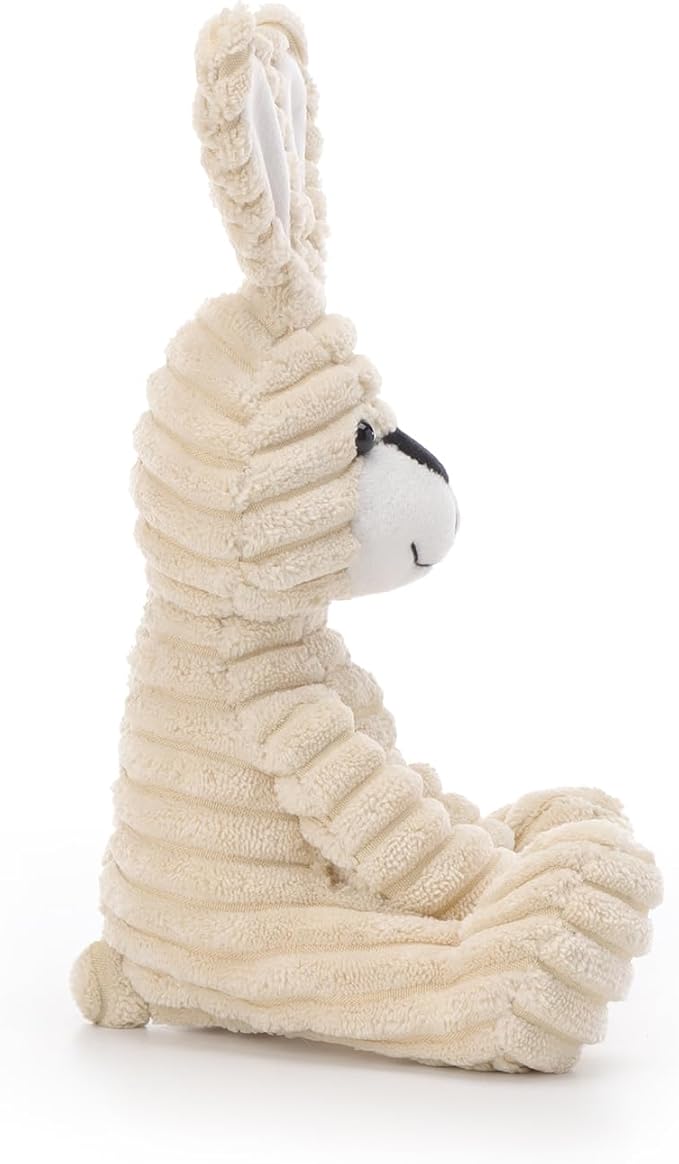 Apricot Lamb Corduroy Bunny Stuffed Animals for Kids, Soft Cute Plush Toys for Baby Girl and Boy, 6.3 Inches