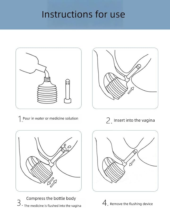5 Pcs Disposable Vaginal Irrigators, 200ml Capacity, 8-Hole Gentle Rinse | Specially engineered with 8 side-holes for a soft, uniform, and comfortable rinse experience.