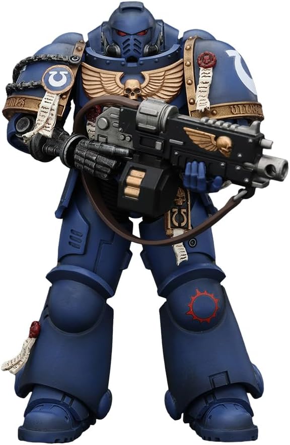 JOYTOY 1/18 Action Figure Warhammer 40,000 Ultramarines Brother Chairon Collection Model Birthday Gifts JT00072
