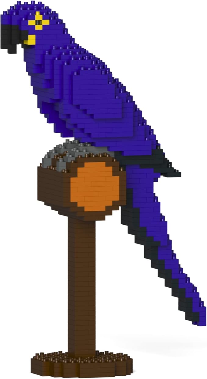 JEKCA Hyacinth Macaw 01S | Parrot Plastic Building Blocks | Age 14+