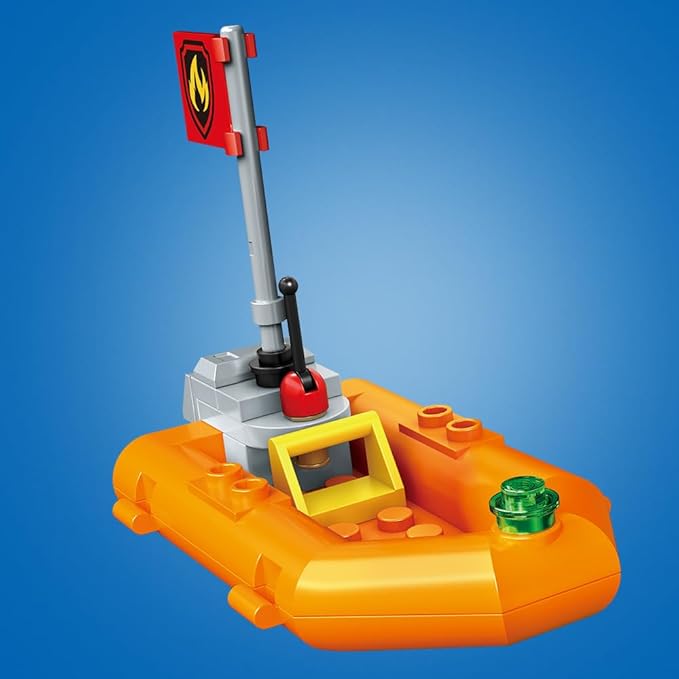 City Marine Fire Station Building Sets,740pcs STEM Toys Building Blocks for Boys 8-12