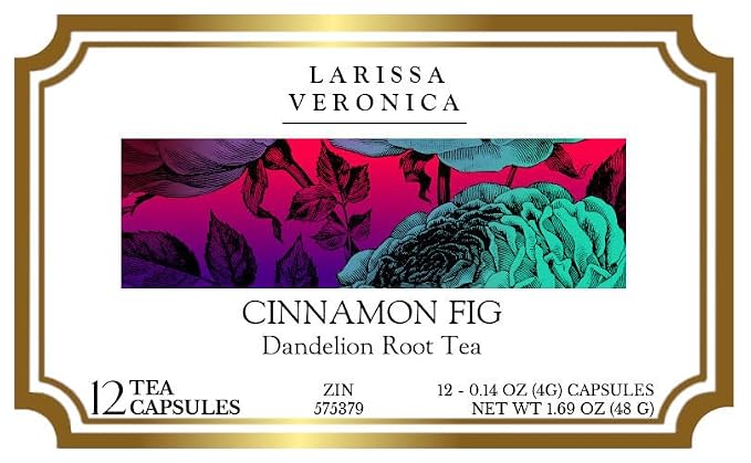 Cinnamon Fig Dandelion Root Tea (Single Serve K-Cup Pods) (12 pods, ZIN: 575379) - 3 Pack