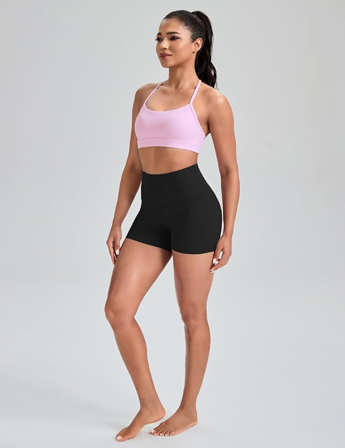HeyNuts to Freest Womens Y Back Sports Bra, Spaghetti Strap Racerback Low Impact Workout Yoga Tops Padded A-C Cups *Updated
