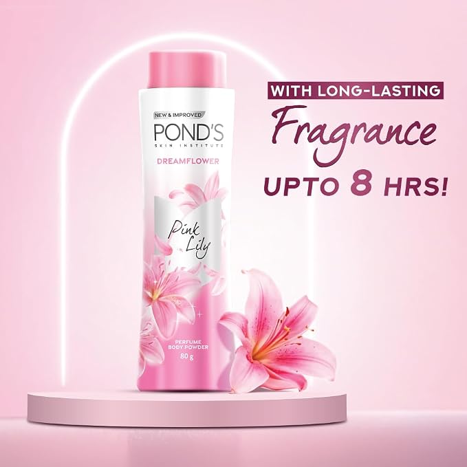 Ponds Dream Flower Pink Lily Talcum Powder 80g