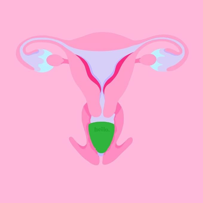Cup Low Cervix Menstrual Cup | Award Winning Reusable Soft Flexible Alternative to Pads & Tampons | Sustainable Feminine Hygiene | Leak Proof | Holds 21ml | 41mm Diameter, 43mm L (Medium)