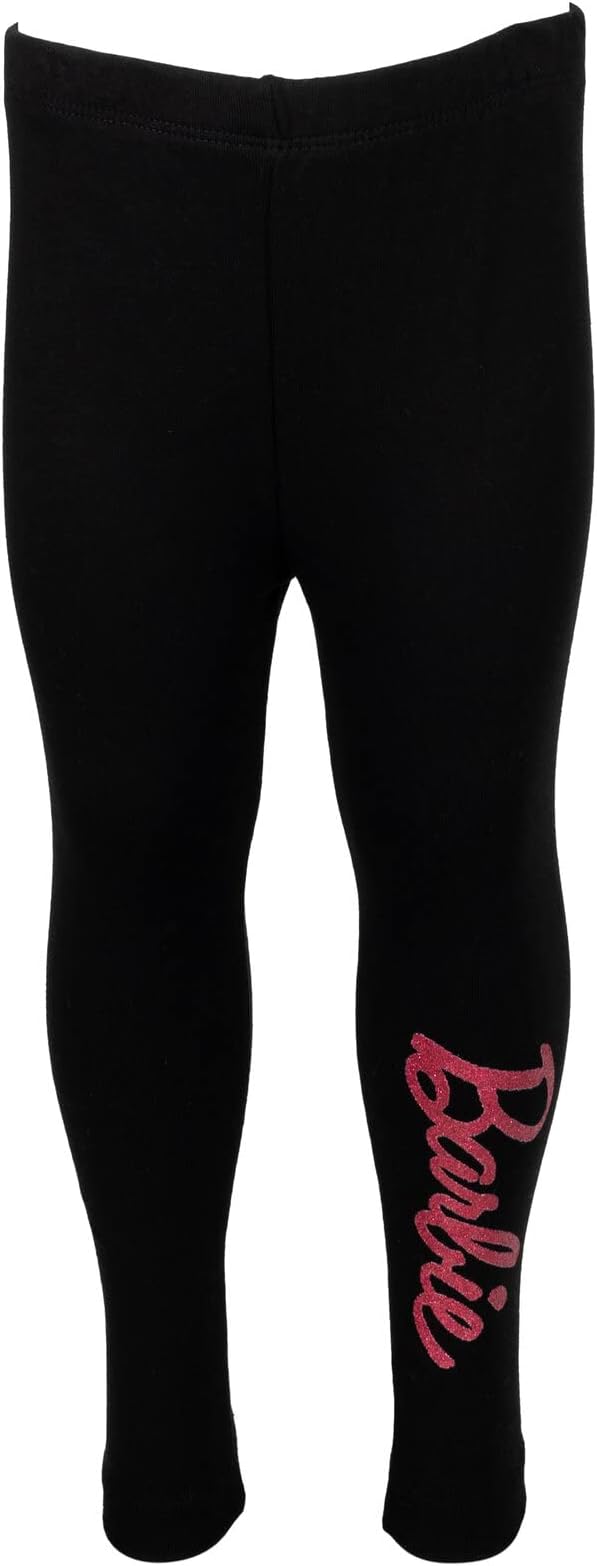 Barbie Girls Fleece Hoodie and Leggings Outfit Set Toddler to Big Kid Sizes (2T - 18-20)