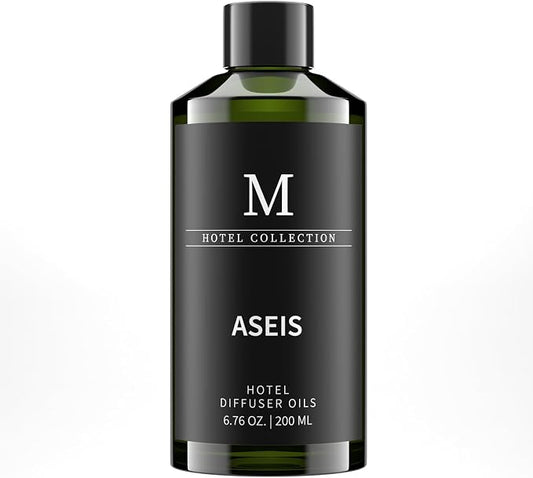 Hotel Collection Diffuser Oil- 6.76 Fl Oz/200ML-ASEIS,Luxury Essential Oils for Diffuser Refill & Machines,Bigger Bottle, Bolder Aroma, Longer Lasting