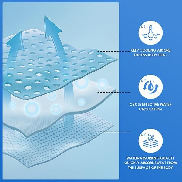 CSITE 20 Pack (47"x12") Cooling Towels for Neck and Face Bulk, Ice Towel for Hot Weather, Soft Breathable Chilly Gym Towels, Microfiber Towel for Work Out, Yoga, Running, Camping & More Activities
