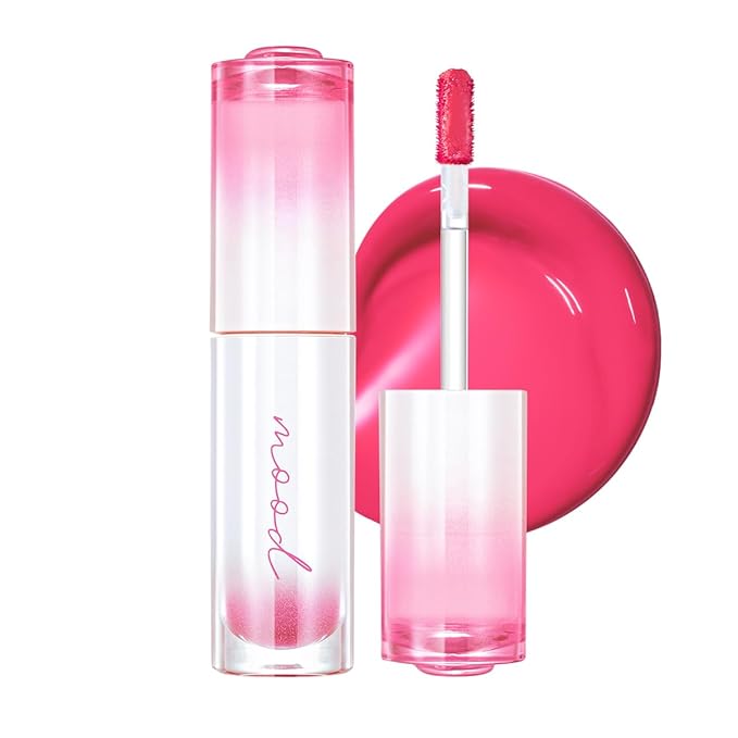 Peripera Ink Mood Glowy Tint | Lip-Plumping, Naturally Moisturizing, Lightweight, Glow-Boosting, Long-Lasting, Comfortable, Non-Sticky, No White Film (025 HOT STRAWBERRY)