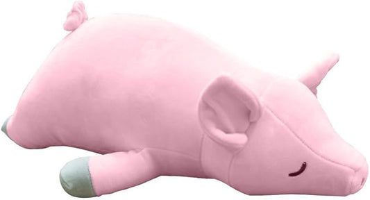 Stuffed Plush Pig Animal Toys 20 Inches Pink Piggy Animal Stuffed Plushies Super Soft Cute Cuddly Pillow Cushion Stuff Dolls Gifts for Children Kids Boys Girls Room Decor Bed Nursery, 20Inches
