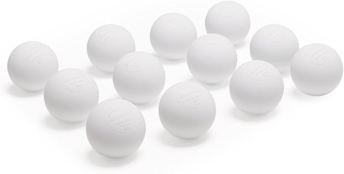 Champion Sports Lacrosse Balls – Official Size SEI Certified, Multi-Color Packs of 3, 6, or 12 for Practice & Games