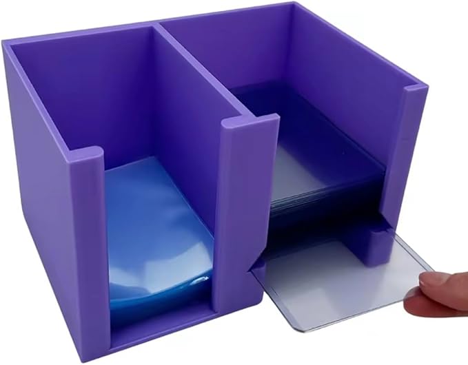 EnderToys CardCare Lite (Purple) - Toploader Dispenser - Penny Sleeve Holder