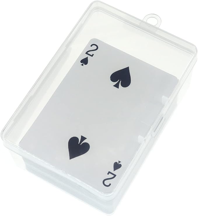 4PCS UNO Card Box Playing Card Case Storage, Plastic UNO Card Case High Capacity Playing Card Storage Box Hold Up to 112PCS UNO Cards (NO Cards)