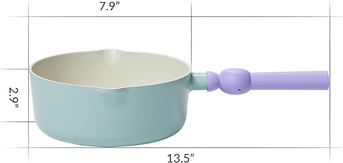 Neoflam Better Finger Cookware Set - Min, 3-Piece Ceramic Coating Kitchen Pot and Wok