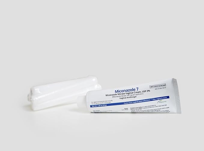 h2 pharma Miconazole 7 - Miconazole Nitrate Cream, USP 2%, 1.59 oz Tube