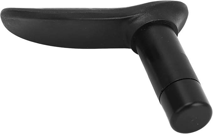 Manual Trigger Point Massage Tool Ergonomic Stress Relief Portable Thumb Massager for Body Deep Tissue Massage Neck Back Legs Rubber Metal Compact Lightweight (Flat Head)