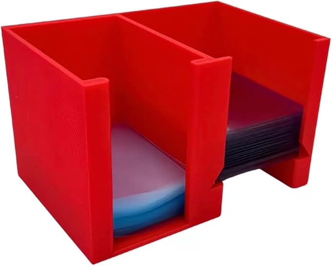 EnderToys CardCare Lite (Red) - Toploader Dispenser - Penny Sleeve Holder