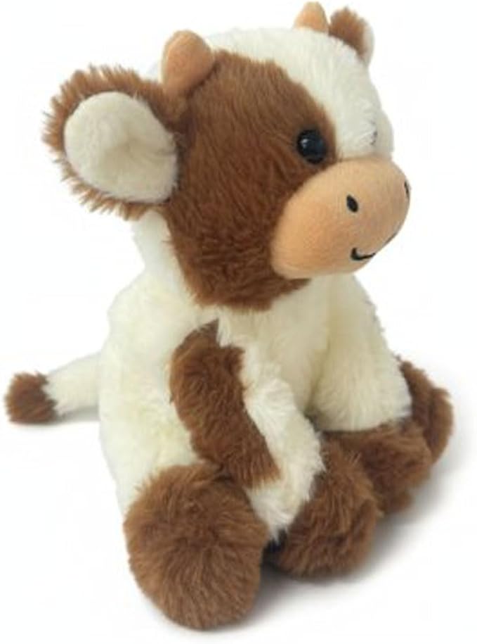 Cow Stuffed Animals Soft Plush Cute Cow Doll for Boys Girls 8in (zuo NIU zongse)