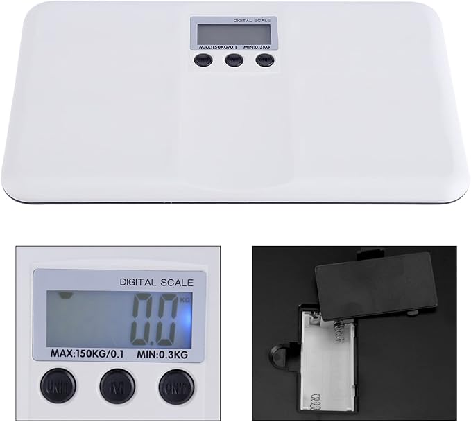 Digital Body Weight Bathroom Scale with Body Tape Measure and Round Corner Design, Large LCD Backlight Display, High Measurements