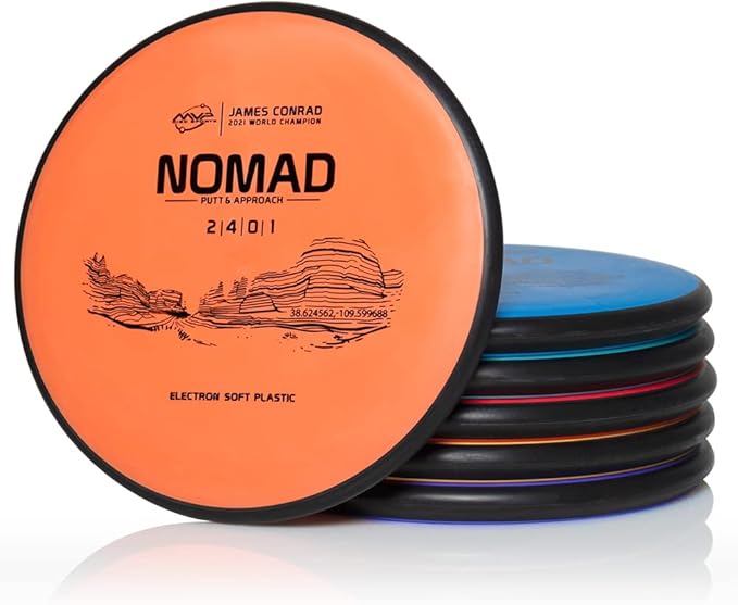 MVP Disc Sports Electron Nomad James Conrad Edition Disc Golf Putter (Choose Your Firmness/Colors May Vary)