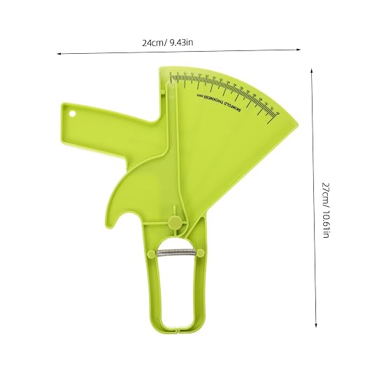 Accurate Skinfold Measurement Tool for Body Composition 1 Piece Portable Calipers for Men and Women Fitness Assessment Easy to Use for Personal Trainers