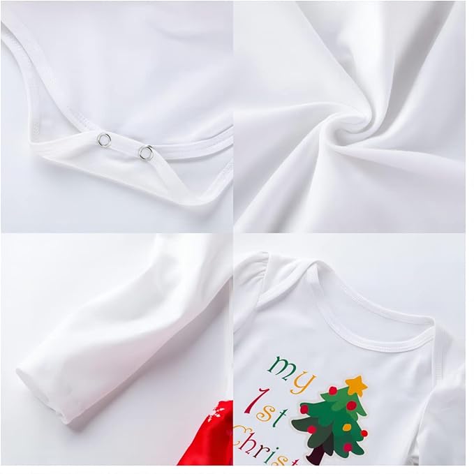 EURORA Reborn Baby Dolls Clothes Christmas, Baby Doll Clothes and Accessories 1 Set Beautiful Clothes for Girls and Boys Reborn Baby Doll Clothing Accessories Christmas Style Clothes for 16-18 Inch