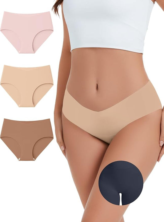 Camel Toe Underwear for Women Seamless Underwear No Show Camel Toe Concealer Invisible Workout Gym Yoga Panties