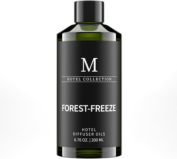 Hotel Collection Diffuser Oil- 6.76 Fl Oz/200ML-Forest-Freeze,Luxury Essential Oils for Diffuser Refill & Machines,Bigger Bottle, Bolder Aroma, Longer Lasting