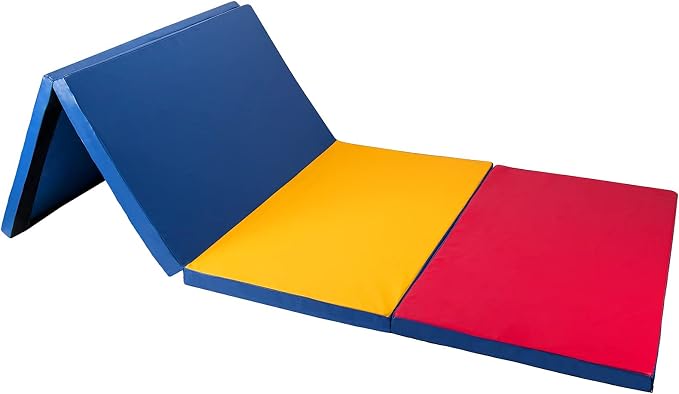 Polar Aurora 4'x10'x2 Thick Folding Gymnastics Exercise Mat Aerobics Stretching Yoga Mats