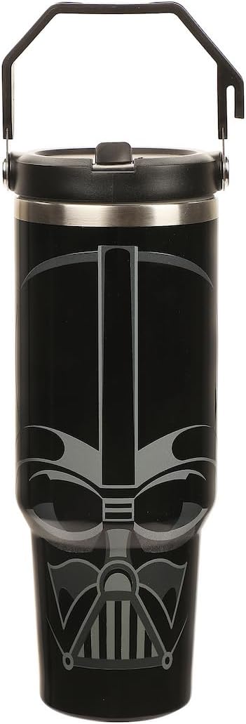 Bioworld Star Wars A New Hope Darth Vader Black 40 Oz Stainless Steel Water Bottle