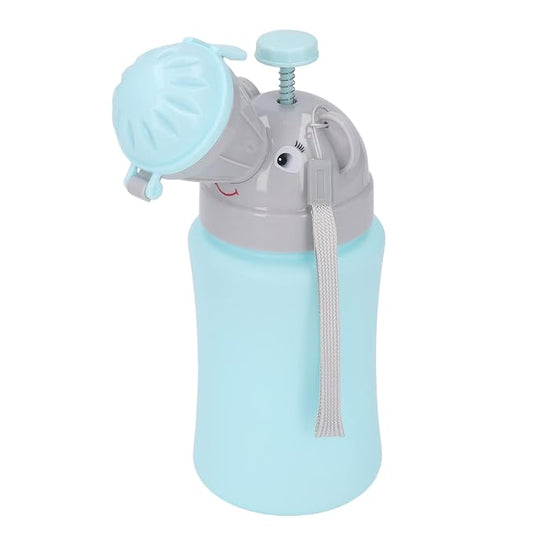 Portable Travel Potty Emergency Urinal for Car, Camping, Outdoor Adventures, Child Toddler Kids Training Cup, Blue, PP Material