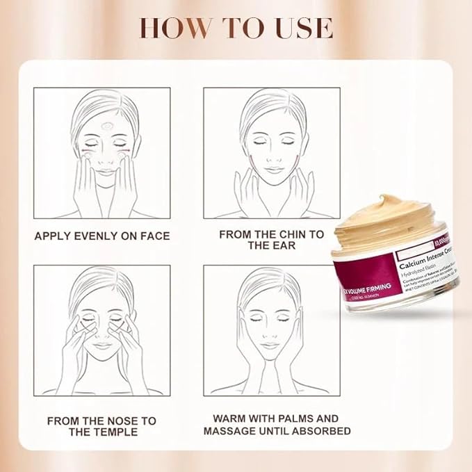 Advanced Calcium-Infused Intense Repair & Moisturizing Cream, Firming Daily Moisturizer,Calcium Volume Multi Balm, Intense Hydration for Deep Wrinkles on Eye, Anti-Aging & Lifting Care (50 ml)
